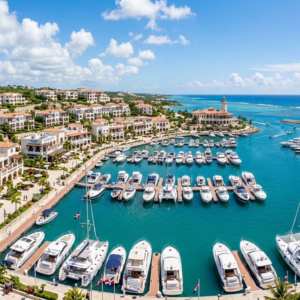 Vista panorámica de Cap Cana - Ubicación de las oficinas de Multiservicio Fraddy