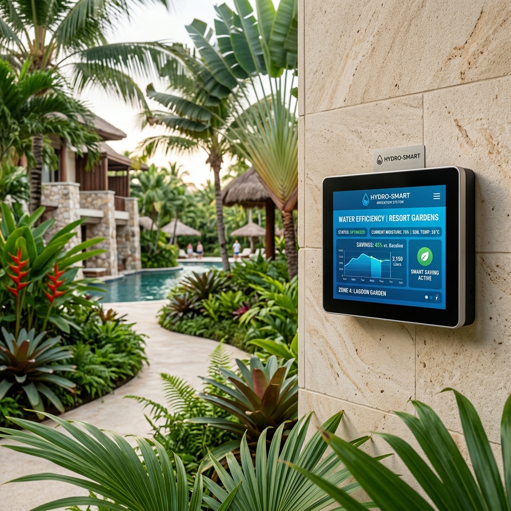 Sistema inteligente de gestión hídrica y ahorro de agua en Cap Cana